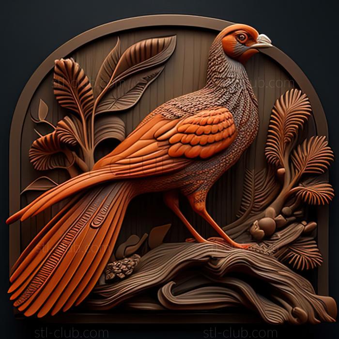 3D model st pheasant (STL)